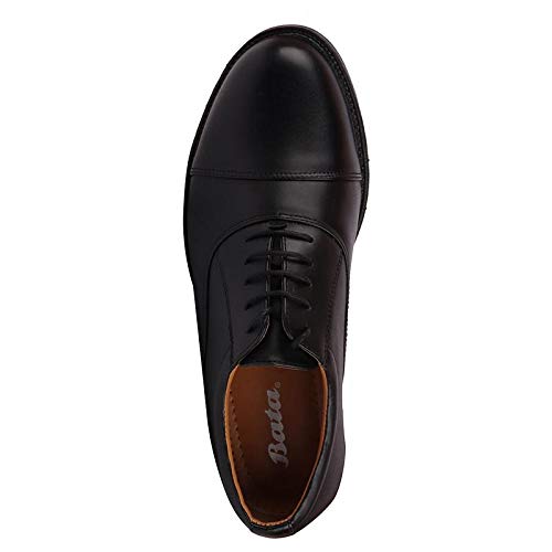 Bata Men's Lace Up Formal Shoes (Black, Numeric_7)