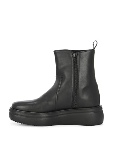 Delize Women Black Ankle Heeled western boots 65036-39