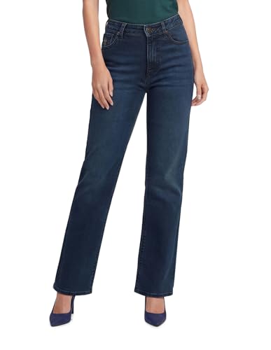 U.S. POLO ASSN. High Rise Straight Fit Jeans Dark Blue