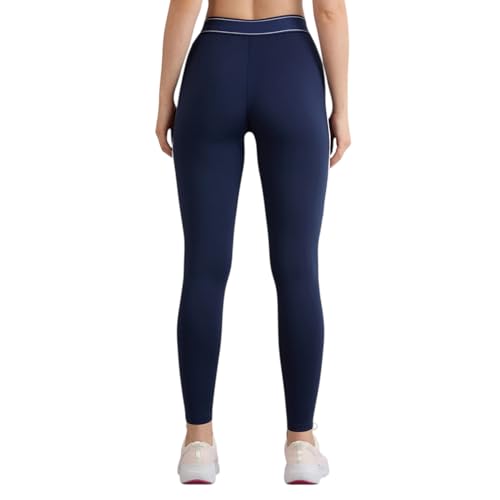 Skechers-2125 Women's Trousers-Leggings with Contrast PIPING-LG0027ID-NVY-XL Navy