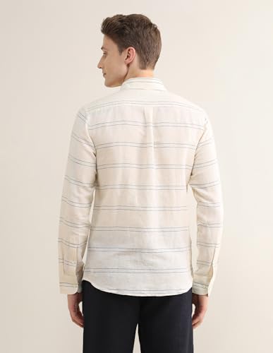 U.S.Polo Association Men's Horizontal Striped Regular Fit Shirt