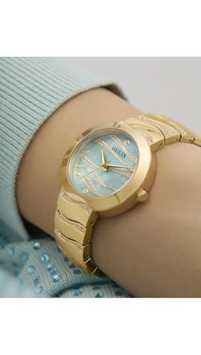 GUESS Laguna Green Round Dial Analog Women's Watch - GW0871L2