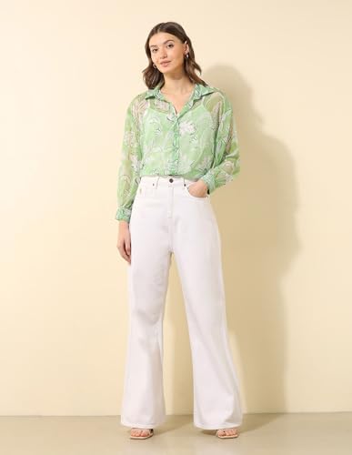 U.S. POLO ASSN. Women's Relaxed Fit Shirt (UWSS25SHT217