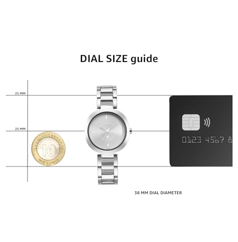 Fastrack Casual Analog Silver Dial Women's Watch-6247SM01