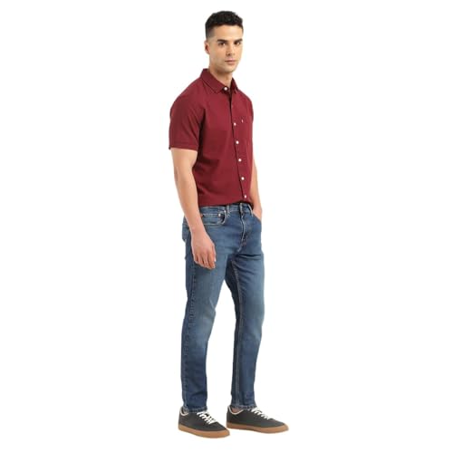 Levi's Men's 512 Slim Tapered Fit Mid-Rise Mid Rise Jeans Dark Blue, 34