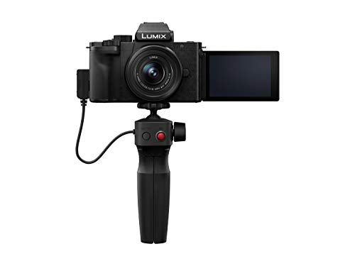 Panasonic LUMIX G100 4k Mirrorless Camera, Lightweight Camera for Photo and Video, Built-in Microphone, Micro Four Thirds with 12-32mm Lens, 5-Axis Hybrid I.S., 4K 24p 30p Video, DC-G100DVK (Black)