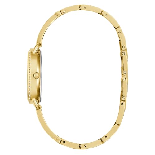 GUESS Tri Bellini Champagne Round Dial Analog Women's Watch - GW0914L2