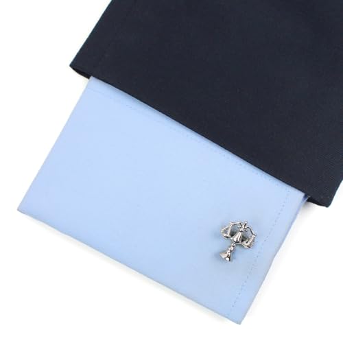 Peluche My Fair Gentleman Silver- Cufflinks for Men