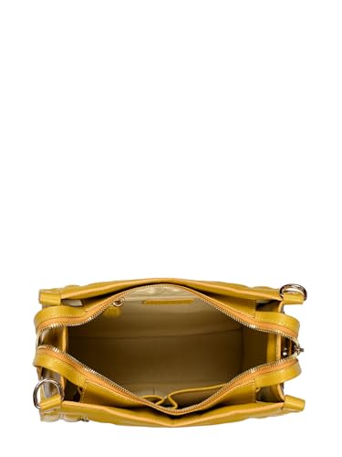 eske Viviana Genuine Leather Women's Handbag (Yellow)