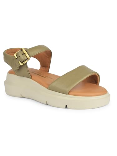 Hush Puppies Women Platform Heel Sandals - Green (7Uk)