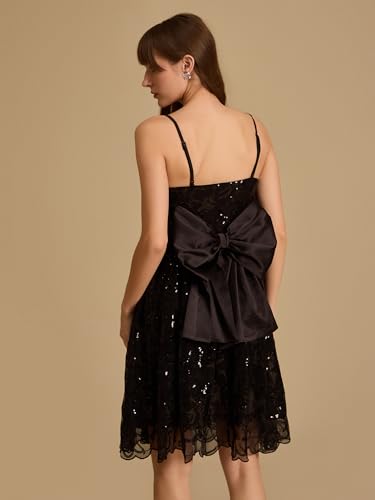 Kazo Spencer Mini Dress for Women Black