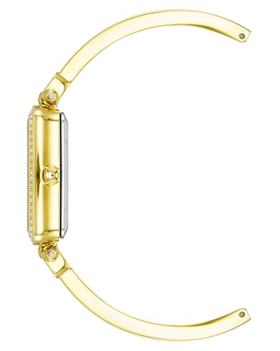 Anne Klein Quartz Analog Red Dial Stainless Steel Strap Watch for Women-AKB3898RUST