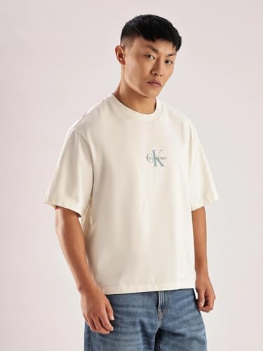 Calvin Klein Jeans Logo Relaxed Fit Cotton T Shirt