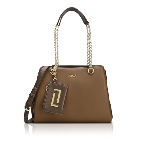 Lavie Luxe Women's Duo Ashley Satchel Bag | Satchel Handbag For Work | Ladies Purse | Stylish Shoulder Bag | Gift For Women