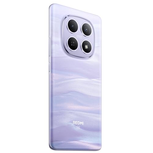 REDMI Note 15 5G (Mist Purple, 8GB RAM 256GB Storage) | 108MP OIS Camera | Snapdragon 6 Gen 3 | 17.2cm Tough Curved AMOLED Screen | Segment's Slimmest Phone | 5520mAh Si/C Battery | 45W Fast Charging