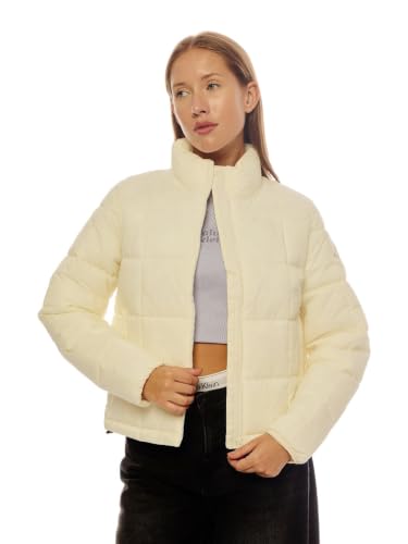 Regular Fit Polyamide High-Neck Puffer Jacket