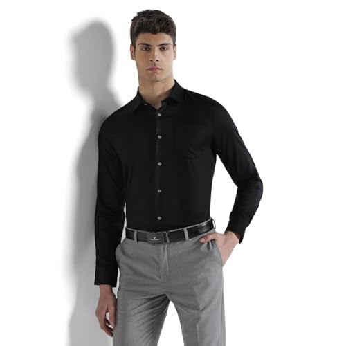 Blackberrys Men India Slim Fit Formal Shirt Black