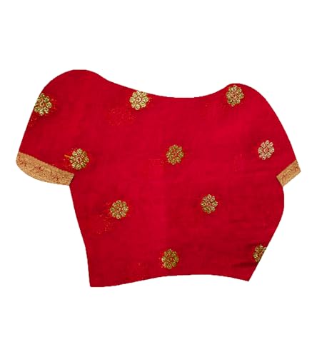 Laxmipati Red Chiffon with Golden Jacquard Weave Saree