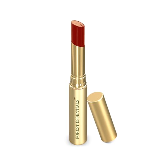Forest Essentials Tinted Plumping Lip Serum Anar Ras | Natural Glossy Lip Tint with Natural Colour & Flavours | Clean, Cruelty-Free Makeup