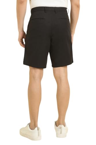 Allen Solly Men's Bermuda Shorts (ASSRQRGFQ56404_Black