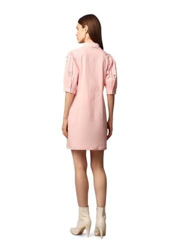 ONLY Women's Pink Shirt Dress