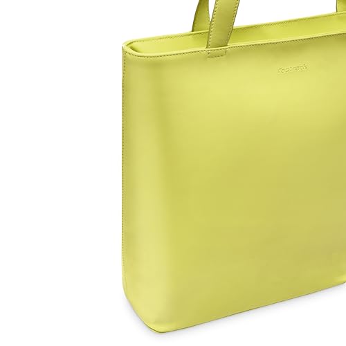 Fastrack Solid Structured Tote Bag for Women, Ladies and Girls | With Zipper Closure and Dual Handles