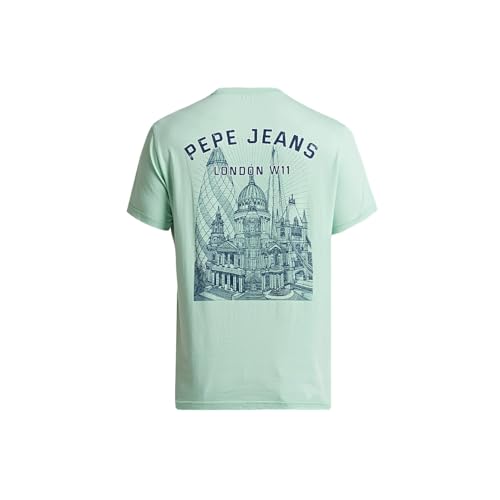 Pepe Jeans Men's Slim Fit T-Shirt (PM509898_Light Green