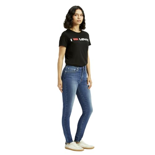 Levi's Women's 721 High Rise Skinny Blue Jeans