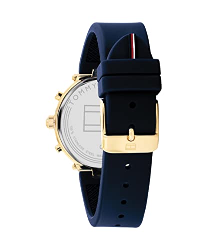Tommy Hilfiger Gold Dial Round Shaped Casual Women Watch_TH1782491W