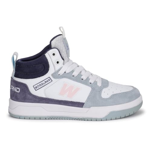 Woodland Women White/Purple Sneakers