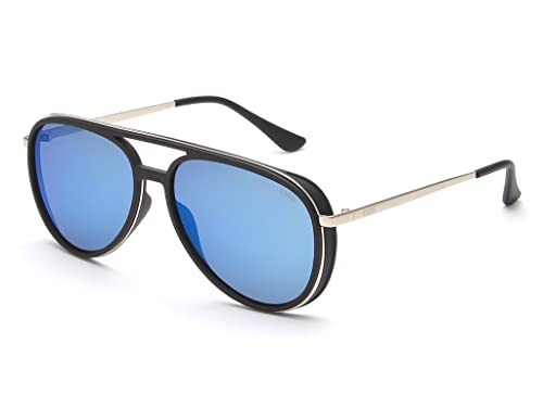 IDEE Uv Protected Sunglasses For Men | Size- Large | Shape- Aviator | Model- Ids2634C3Sg, Black