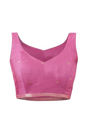 Soch Womens Purple Tussar Zari Woven Saree With Zari Woven