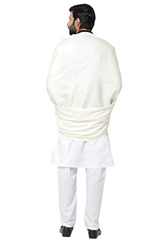 Weavers Villa Men's Plain Woollen Dhariwal Lohi/Shawl, 125cm x 250cm