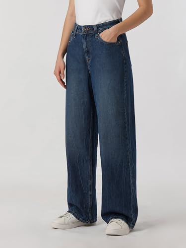 Pepe Jeans Navy Blue Women Straight Fit Jeans