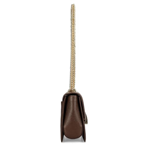 Da Milano Leather Shoulder Bag for Women - Brown (01607OL)