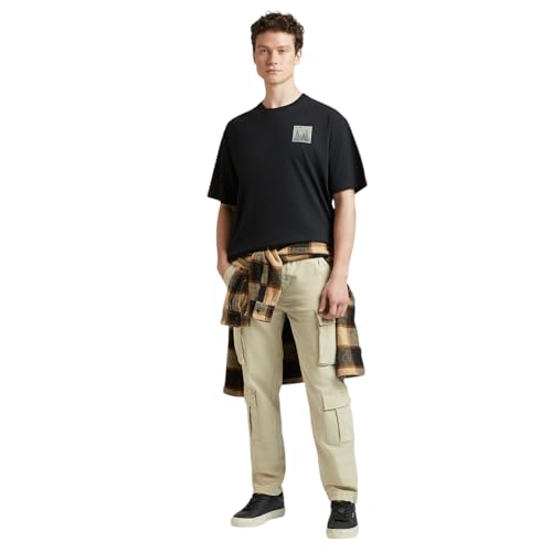 Pepe Jeans Men's Oversized Fit T-Shirt (PM509808_Black