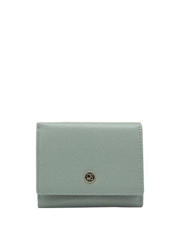Da Milano Genuine Leather Green Women Wallet (10028A-OL)