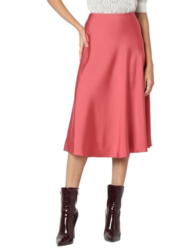 VERO MODA Women Pink A-Line High-Rise Skirt