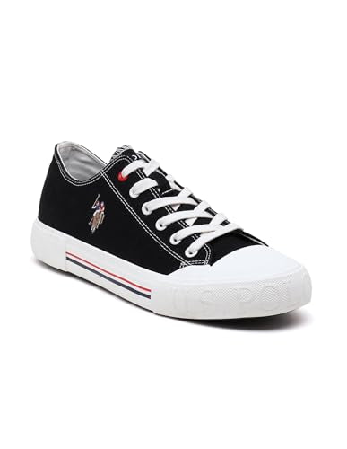 U.S. Polo Assn. USPA|Drew 2.0|Black Stylish Casual Sneaker Shoes for Man