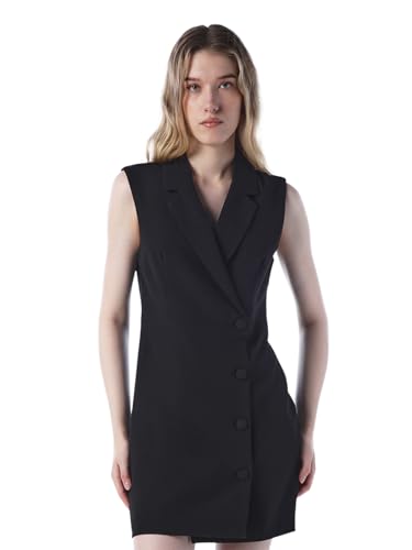 ONLY Women's Solid Blazer Dresses Black Dress
