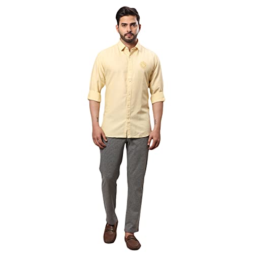 Raymond Medium Yellow Shirt (Size: 39)-RCSQ01541-Y3