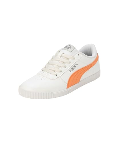 Puma Womens Propella Warm White-Smokey Gray-Clementine Sneaker - 8 UK (39584404)