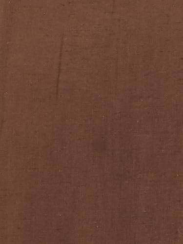 Max Women's Cotton A-Line Below The Knee Dress (LP510003_Brown