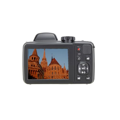 Kodak PIXPRO AZ425 20MP Vlogging Digital Camera (Black) 42X Optical Zoom, 24mm Wide Angle Lens Bundle with 64GB Memory Card + Vlogger Tripod + Bag + More Vlog Accessories