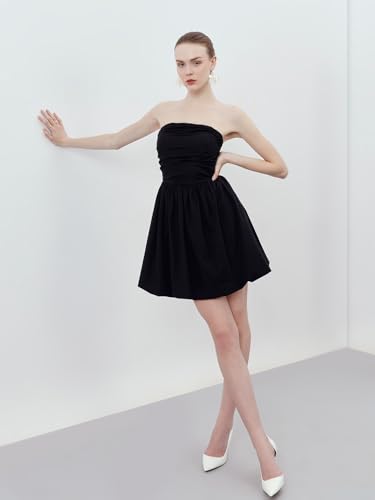 VERO MODA Women A-Line Black Dress