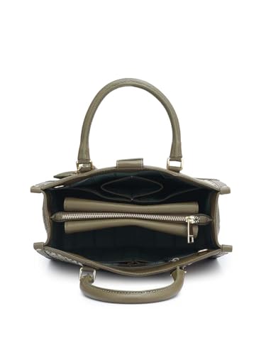 Da Milano Genuine Leather Brown Book Tote (Small) (01446S)