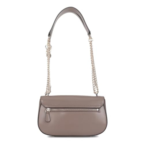 Guess Women's Dark Taupe Solid Crossbody Bag| Ladies Purse Handbags | Gift For Ladies