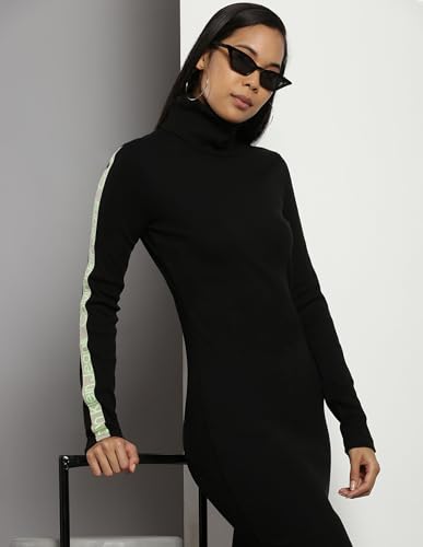 Calvin Klein Cotton Bodycon Below The Knee Dress