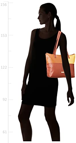 Caprese womens KIRA T Large TERRACOTTA Tote Bag