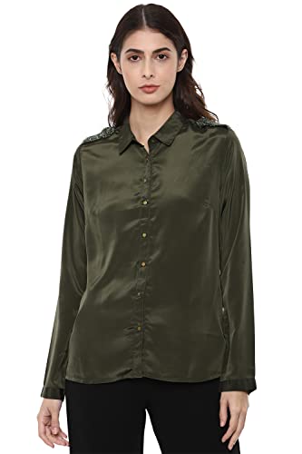 Van Heusen Woman Regular Fit Cotton Shirt (VWSF516D10671_Multicolor_S)